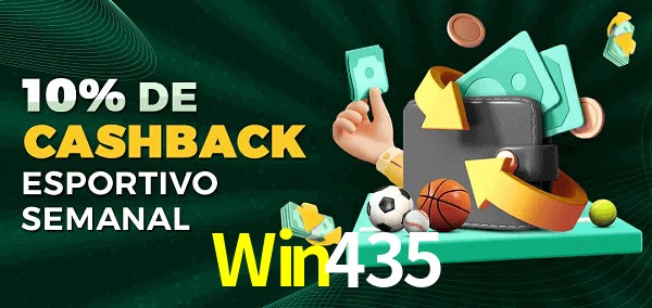 10% de bônus de cashback na Win435