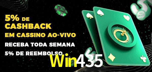 Promoções do cassino ao Vivo Win435